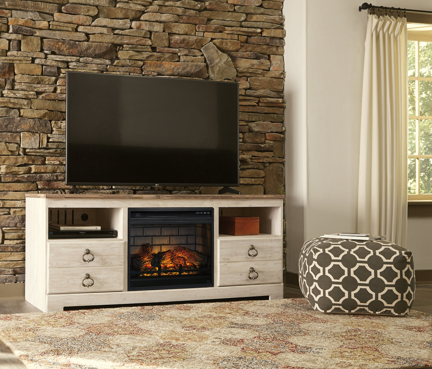 Willowton LG TV Stand w/Fireplace Option Signature Design by Ashley®