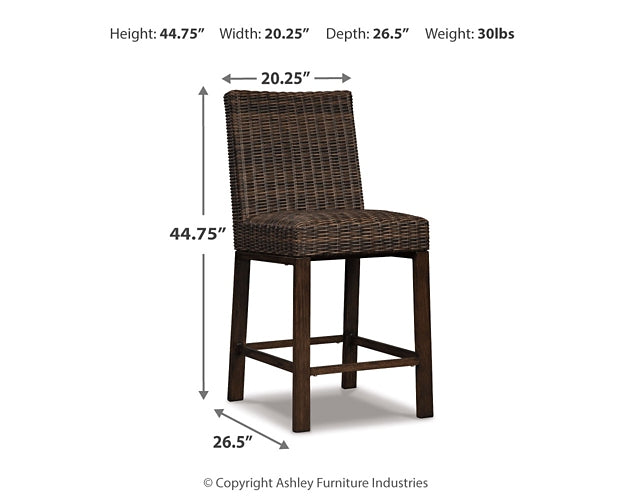 Paradise Trail Barstool (2/CN) Signature Design by Ashley®