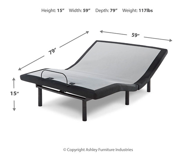 Head-Foot Model-Good  Adjustable Base Sierra Sleep® by Ashley