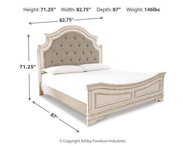 Realyn  Upholstered Panel Bed Signature Design by Ashley®