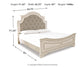 Realyn  Upholstered Panel Bed Signature Design by Ashley®