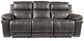 Erlangen PWR REC Sofa with ADJ Headrest Signature Design by Ashley®