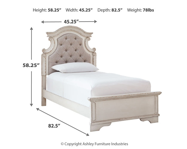 Realyn  Upholstered Panel Bed Signature Design by Ashley®