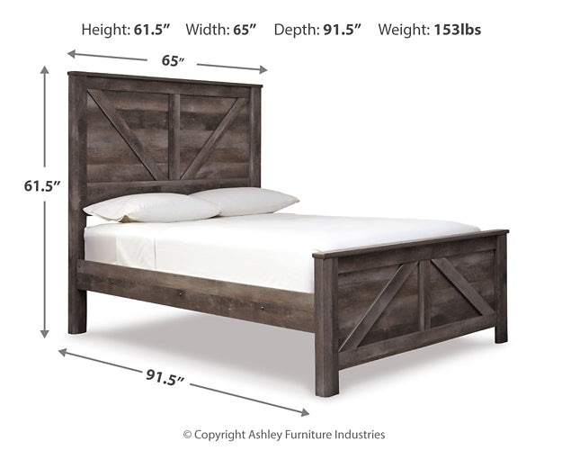 Wynnlow  Crossbuck Panel Bed Signature Design by Ashley®