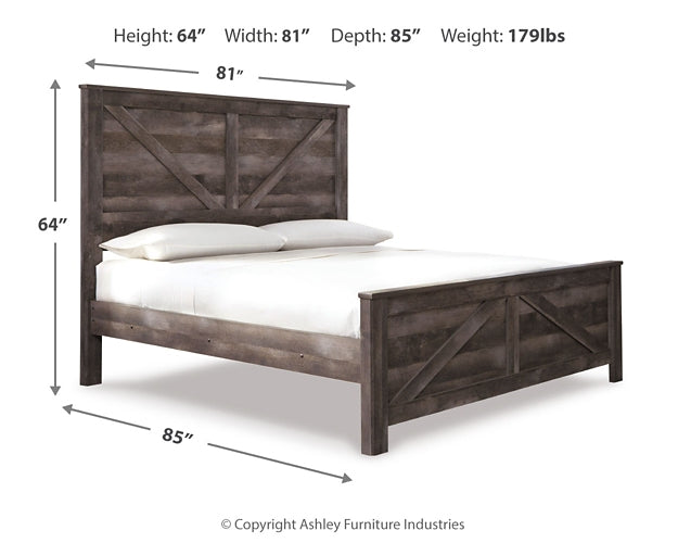 Wynnlow  Crossbuck Panel Bed Signature Design by Ashley®