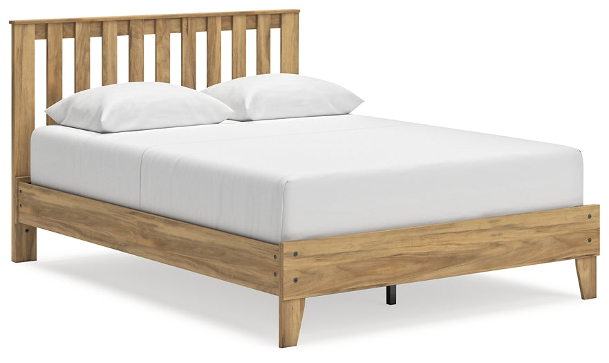 Bermacy Queen Platform Panel Bed with Dresser and 2 Nightstands Signature Design by Ashley®