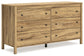 Bermacy Queen Platform Panel Bed with Dresser and 2 Nightstands Signature Design by Ashley®