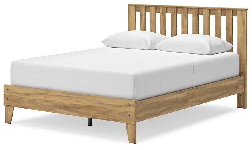 Bermacy Queen Platform Panel Bed with Dresser and 2 Nightstands Signature Design by Ashley®