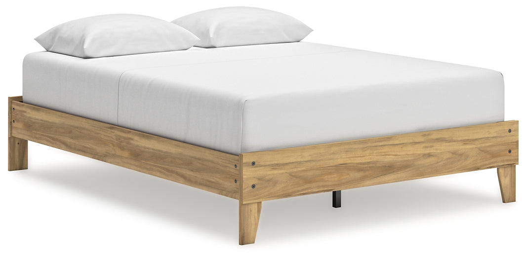 Bermacy Queen Platform Bed with 2 Nightstands Signature Design by Ashley®