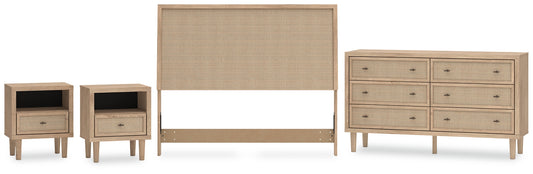 Cielden Queen Panel Headboard with Dresser and 2 Nightstands Signature Design by Ashley®