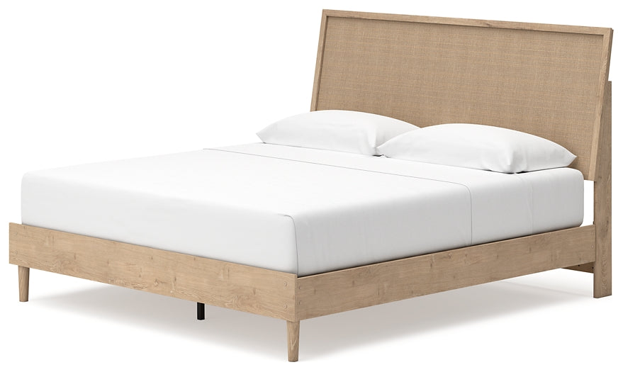 Cielden King Panel Bed with 2 Nightstands Signature Design by Ashley®