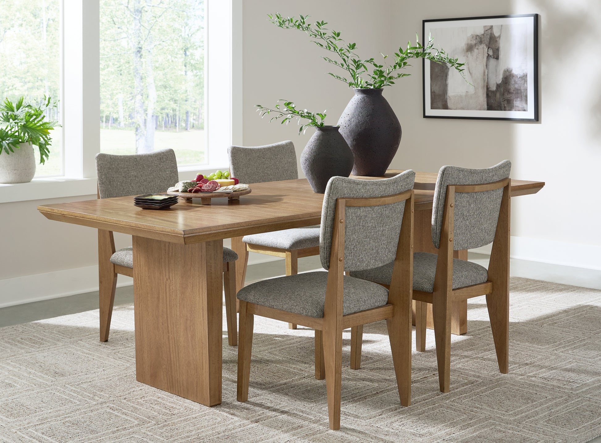 Sherbana Dining Table and 4 Chairs Signature Design by Ashley®