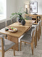 Sherbana Dining Table and 8 Chairs Signature Design by Ashley®