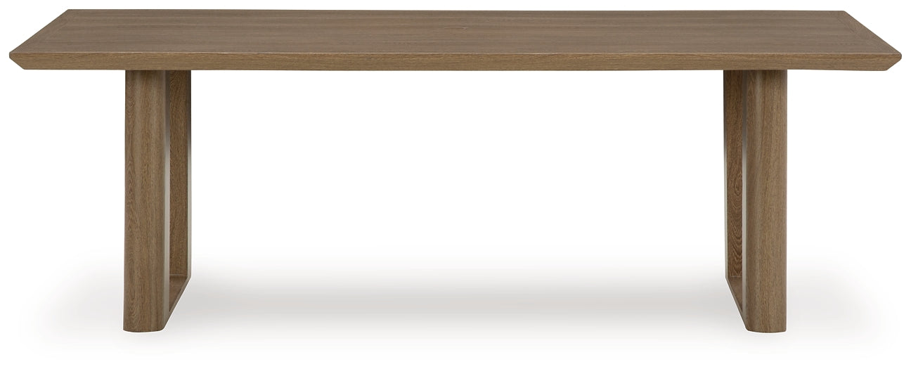 Serene Bay RECT Dining Table w/UMB OPT Signature Design by Ashley®