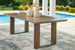 Serene Bay RECT Dining Table w/UMB OPT Signature Design by Ashley®