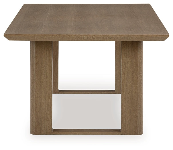 Serene Bay RECT Dining Table w/UMB OPT Signature Design by Ashley®