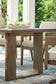 Serene Bay RECT Dining Table w/UMB OPT Signature Design by Ashley®