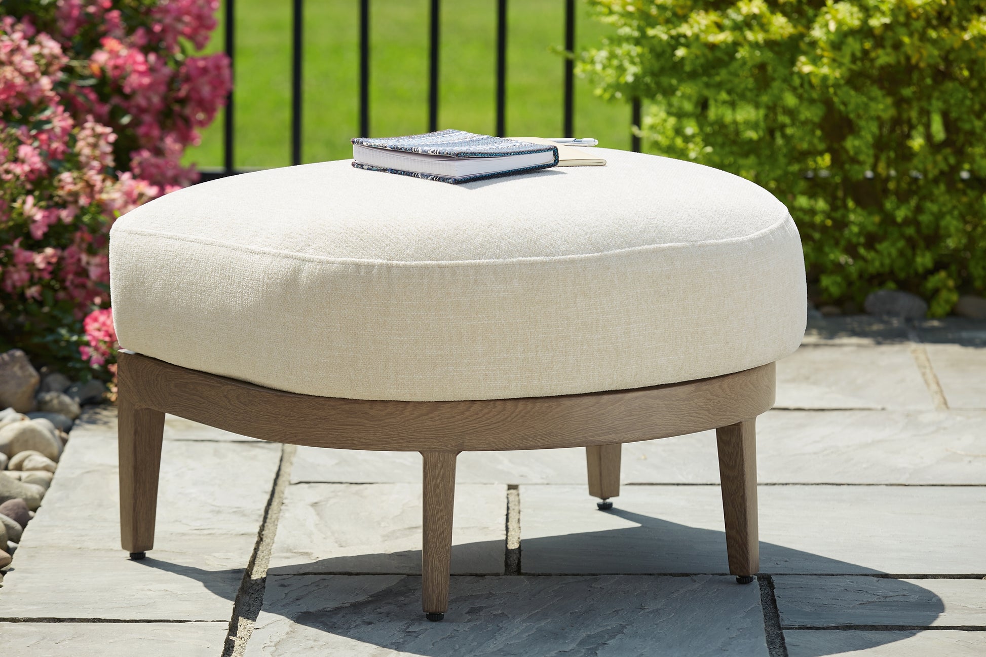 Serene Bay Ottoman with Cushion Signature Design by Ashley®