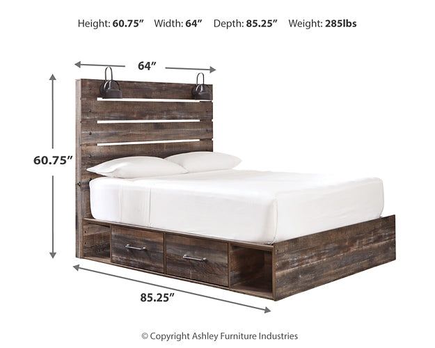 Drystan  Panel Bed With 4 Storage Drawers Signature Design by Ashley®