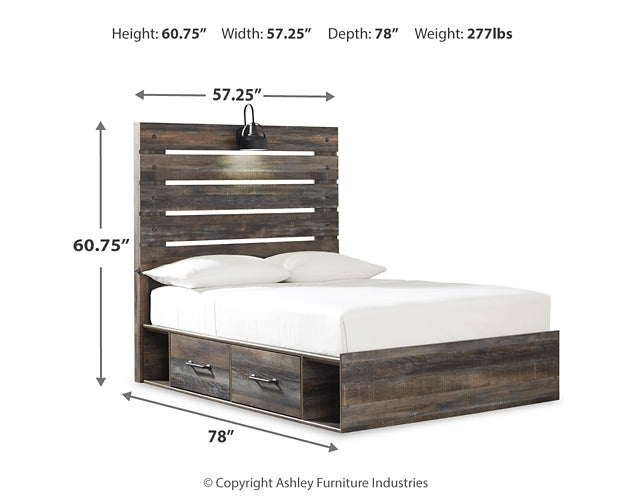 Drystan  Panel Bed With 4 Storage Drawers Signature Design by Ashley®