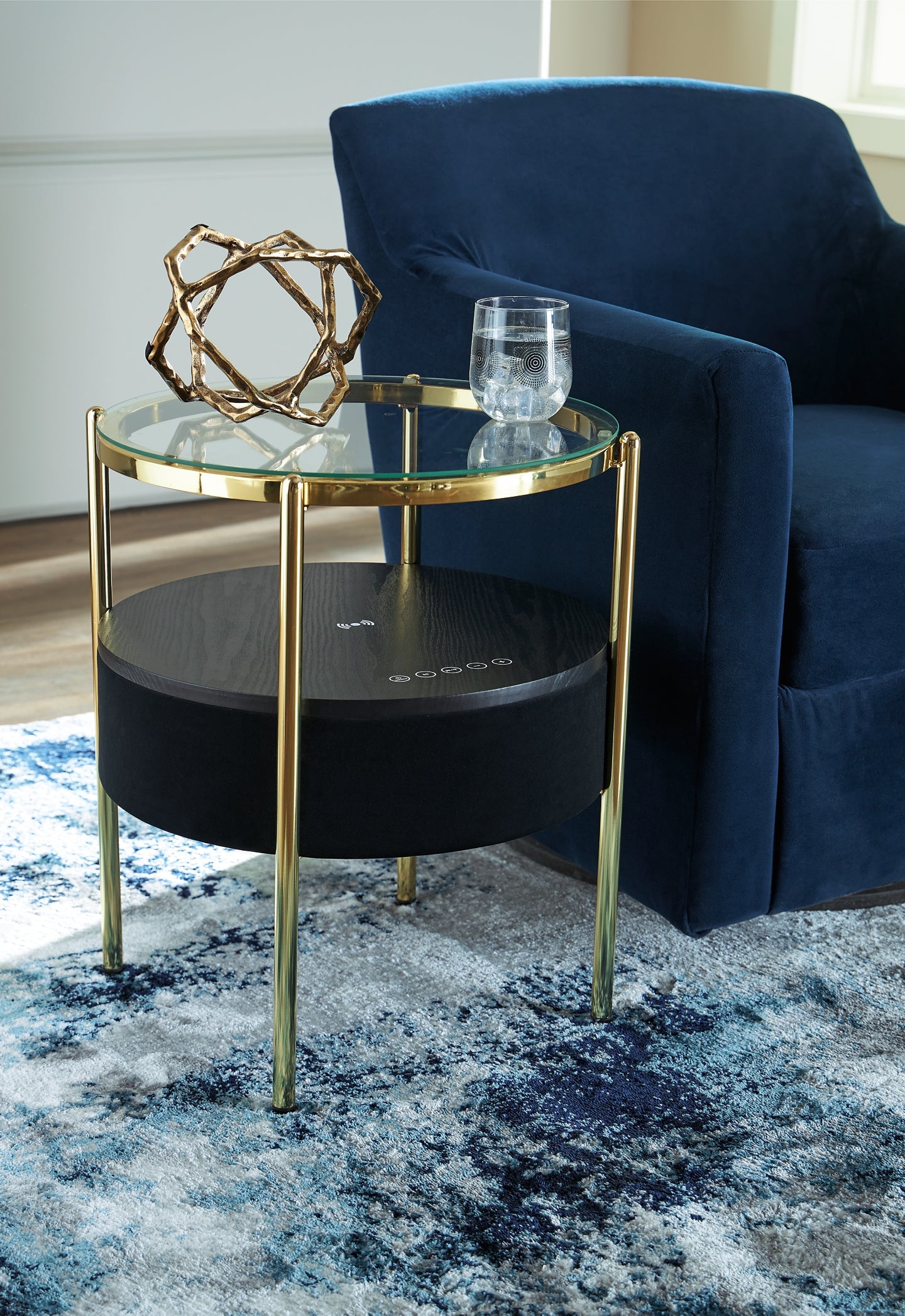 Nedman Accent Table with Speaker Signature Design by Ashley®