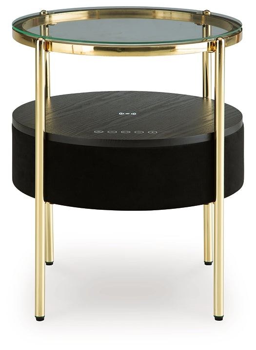 Nedman Accent Table with Speaker Signature Design by Ashley®