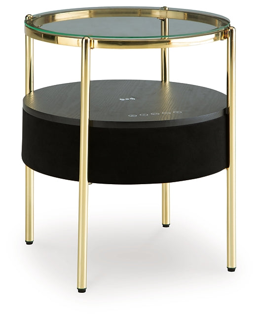 Nedman Accent Table with Speaker Signature Design by Ashley®