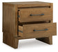 Sherbana Two Drawer Night Stand Signature Design by Ashley®