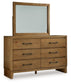 Sherbana Dresser and Mirror Signature Design by Ashley®