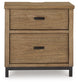 Tomtyn Two Drawer Night Stand Benchcraft®