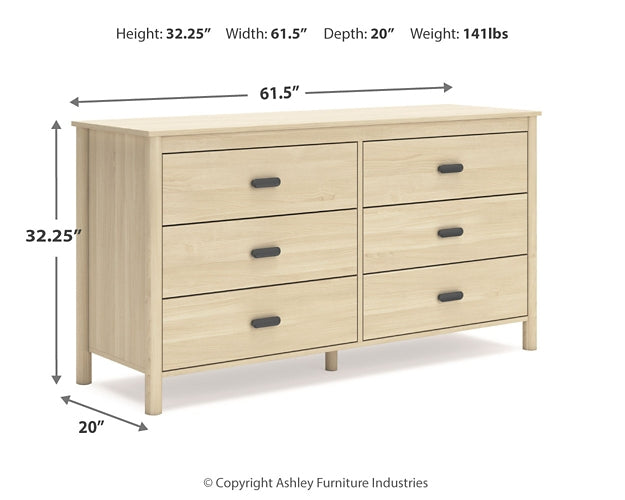 Cabinella Queen Platform Bed with Dresser Signature Design by Ashley®