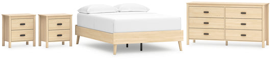 Cabinella Full Platform Bed with Dresser and 2 Nightstands Signature Design by Ashley®