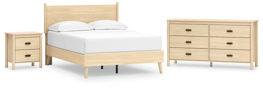 Cabinella Full Platform Panel Bed with Dresser and Nightstand Signature Design by Ashley®