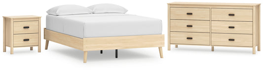 Cabinella Full Platform Bed with Dresser and Nightstand Signature Design by Ashley®