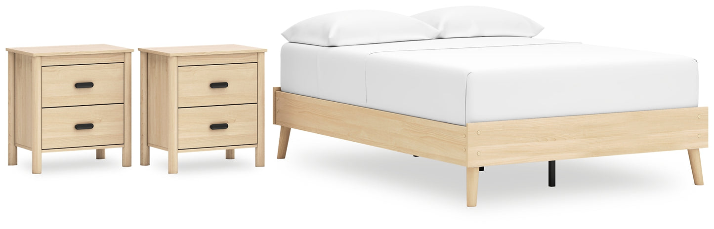 Cabinella Full Platform Bed with 2 Nightstands Signature Design by Ashley®