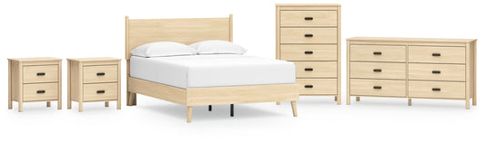 Cabinella Full Platform Panel Bed with Dresser, Chest and 2 Nightstands Signature Design by Ashley®