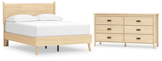 Cabinella Full Platform Panel Bed with Dresser Signature Design by Ashley®