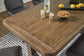 Cabalynn Counter Height Dining Table and 6 Barstools Signature Design by Ashley®