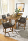 Cabalynn Counter Height Dining Table and 6 Barstools Signature Design by Ashley®