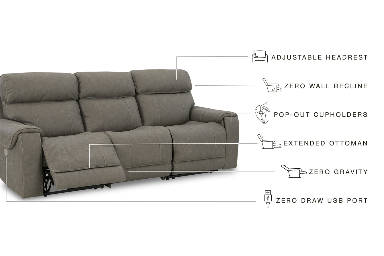 Starbot 3-Piece Power Reclining Sectional Sofa Signature Design by Ashley®