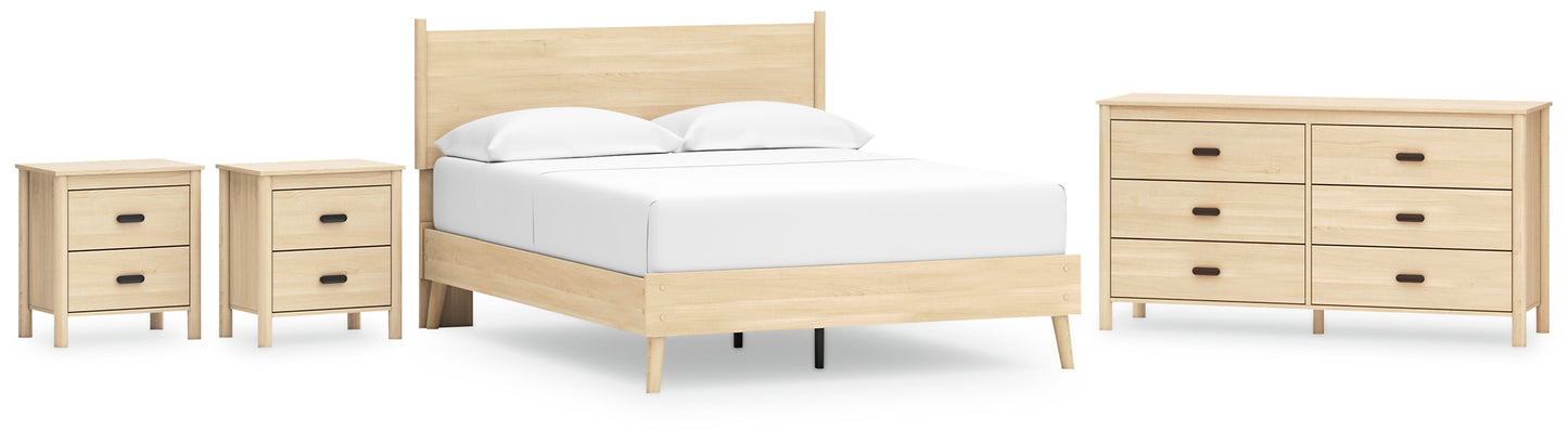 Cabinella Queen Platform Panel Bed with Dresser and 2 Nightstands Signature Design by Ashley®