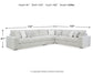 Stupendous 4-Piece Sectional Signature Design by Ashley®