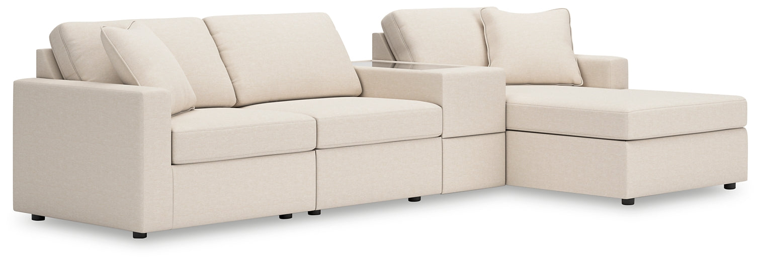 Modmax 4-Piece Sectional with Chaise and Storage Console Signature Design by Ashley®