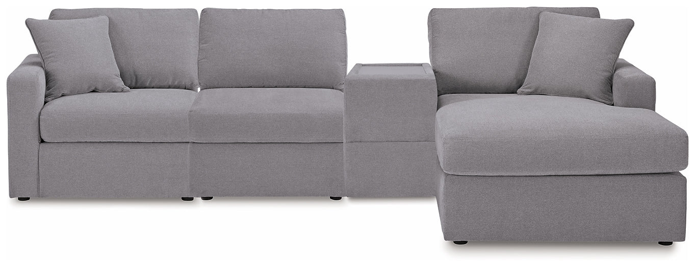 Modmax 4-Piece Sectional with Chaise and Storage Console Signature Design by Ashley®