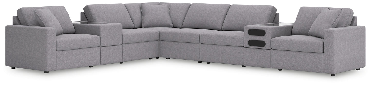 Modmax 8-Piece Sectional with Audio and Storage Consoles Signature Design by Ashley®