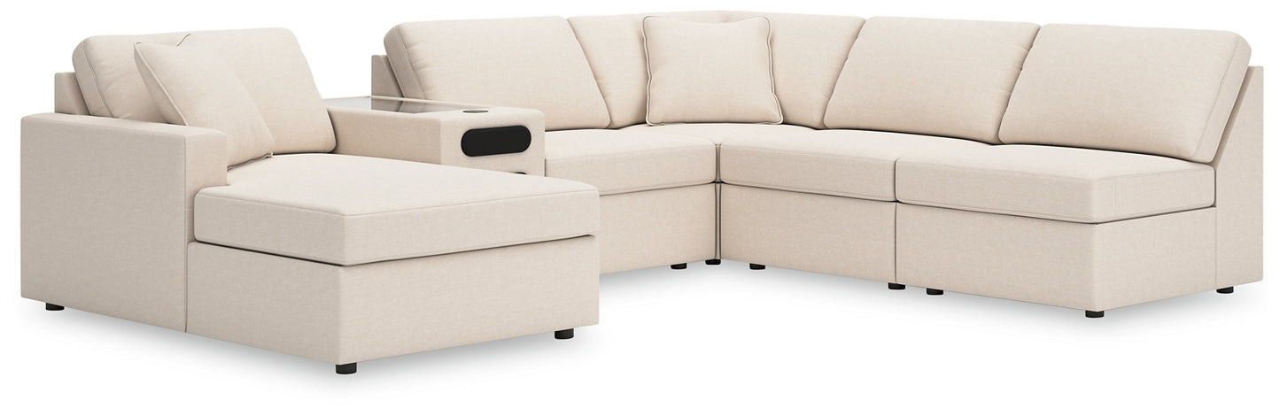 Modmax 6-Piece Sectional with Chaise and Audio Console Signature Design by Ashley®