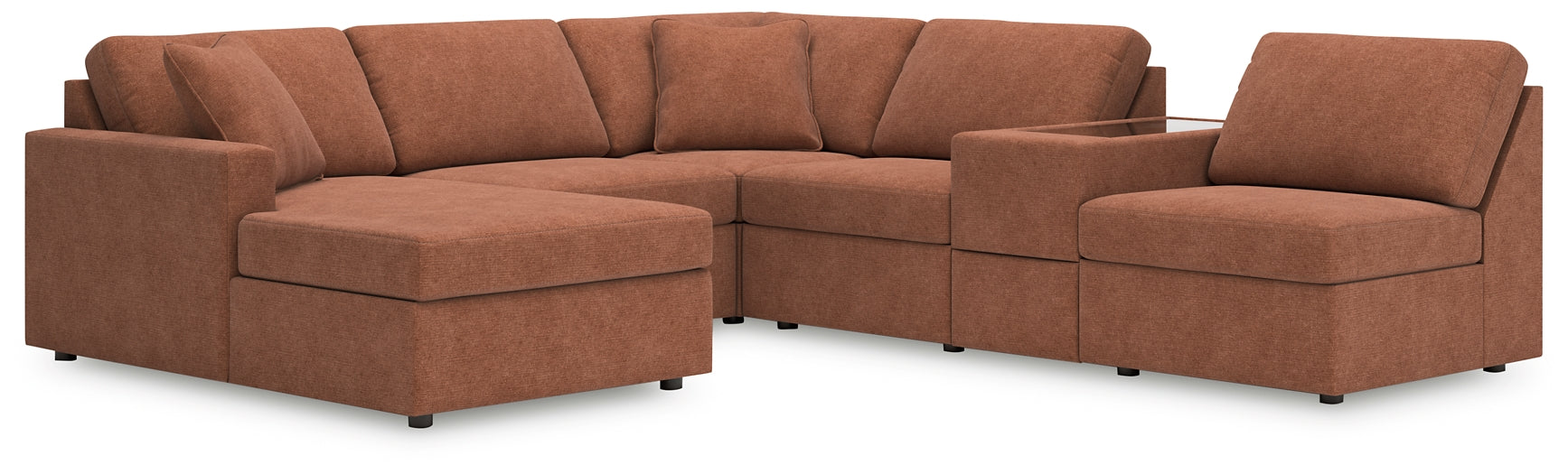 Modmax 6-Piece Sectional with Chaise and Storage Console Signature Design by Ashley®