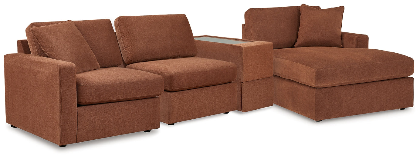 Modmax 4-Piece Sectional with Chaise and Storage Console Signature Design by Ashley®