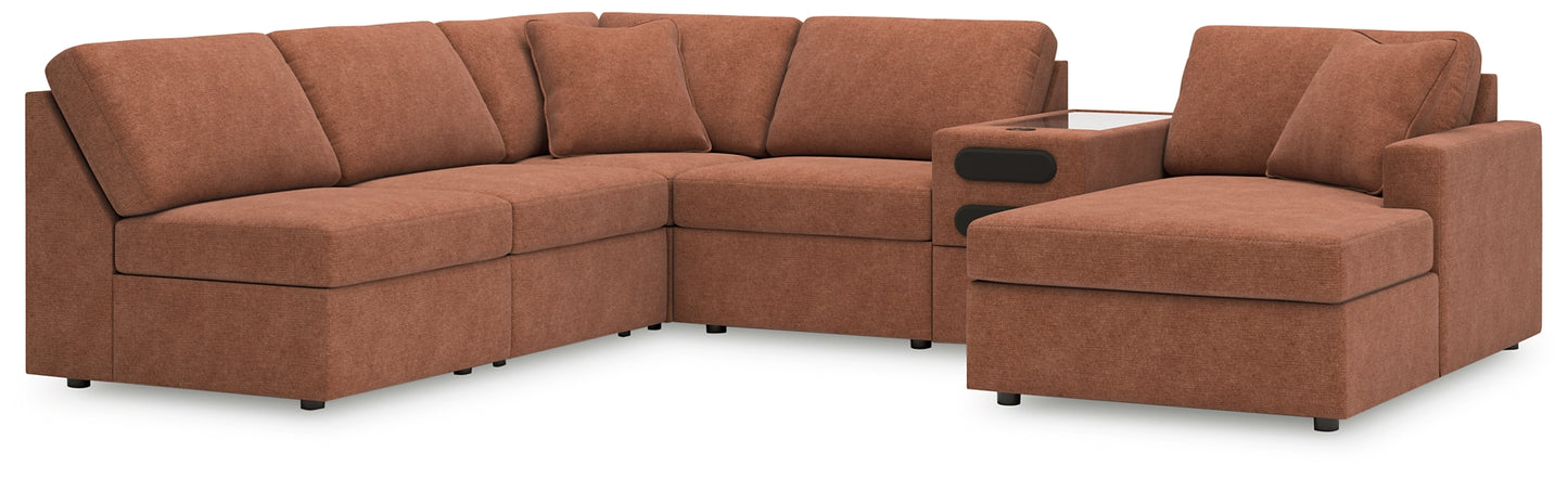 Modmax 6-Piece Sectional with Chaise and Audio Console Signature Design by Ashley®