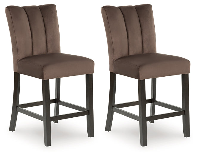 Jeshina Upholstered Barstool (2/CN) Signature Design by Ashley®